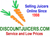 DiscountJuicers.com - your source for the lowest prices on juicers, water distillers, dehyrators and other products to support a living and raw food diet.